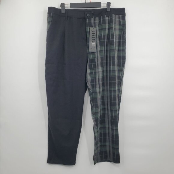 Disturbia Checkmate High Waist Tapered Trousers Pants Women Size US 14 NWT - Picture 3 of 16